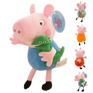 Peppa George Mummy Daddy Pig Plush Toys Soft Stuffed Animal Doll Child Gift 30cm - Picture 1 of 16