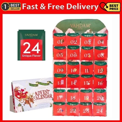 Limited Edition - Advent Calendar 2025 Tea Bags Folding Gift Set | 24 Unique Fla - Image 1 of 4