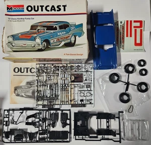 🔥 UNBUILT* 1973 OUTCAST '57 CHEVY FUNNY CAR TOM DANIEL KIT Monogram 8284 READ - Picture 1 of 5