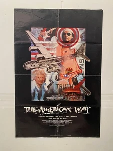 The American Way rare US One-sheet Movie Poster cult 80s Hunter S Thompson gonzo - Picture 1 of 14