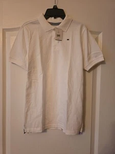 Crown & Ivy Kids Boys Short Sleeve Polo *Medium * NWT White - Picture 1 of 3