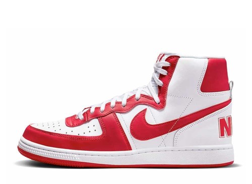 Nike Terminator High University rosse e bianche mai usate