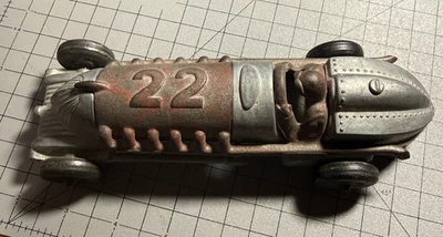 Vintage 1930's Hubley Diecast Metal Toy Race Car Number 22 - Image 1 of 4