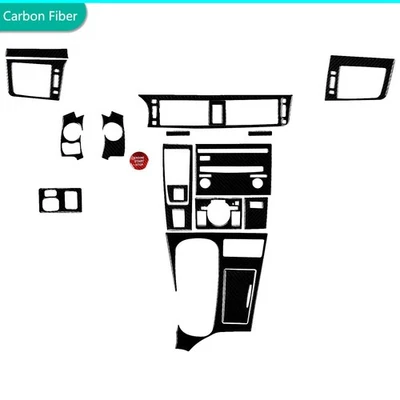 20Pcs Glossy Piano Black Kits Full Interior Dash Trim Set For Lexus CT200h 11-17 — 第 1/4 张图片