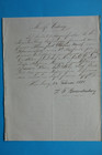 Mietvertrag Druckmaschine Hamburg Johannisberg 1885, J. F. Brandenburg
