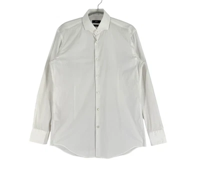 Hugo Boss Uomo Camicia Formale Slim Fit Stretch Taglia M - 39 - 15 1/2 - Immagine 1 di 4