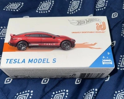 Hot Wheels 2018 Tesla Model S (Red) id Series 1 Sealed Toy Car New - Image 1 of 4