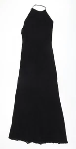 Coast Women's Black Halter Slip Dress Size 10 - Picture 1 of 12