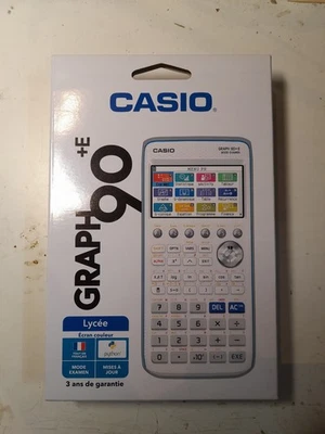 Calculatrice Graphique Casio Graph 90+E Python Mode Examen intégré  Neuve - Photo 1/3