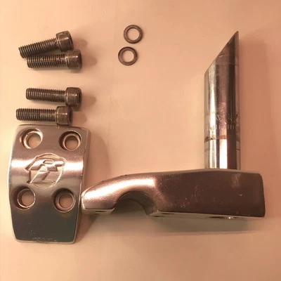 Vintage Redline RL 340 BMX Quill Stem 21.1mm Silver Alloy RL 90s 00s Old School - Image 1 of 4