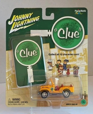 Johnny Lightning "Clue" - Colonel Mustard Jeep CJ 5 - Image 1 of 4