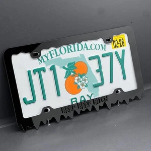 Beep Beep Bitch Black License Plate Frame Cover, Frame, Car Frame - Picture 1 of 11