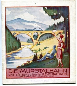 c1930 - MUR VALLEY RAILWAY -- DIE MURGTALBAHN UND DIE BENACHBARTE RENCHTALBAHN.. - Picture 1 of 5