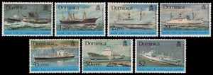 Dominica 1975 - Mié-No. 437-443 ** - MNH - Buques - Imagen 1 de 1