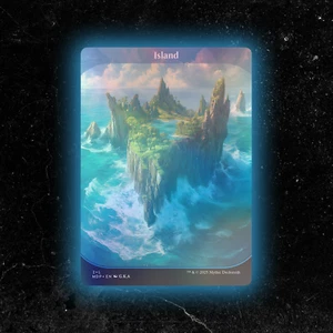 FOIL - Island - Custom Magic: The Gathering Karte - Hochwertig - Bild 1 von 6