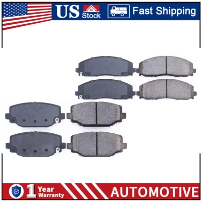 Juego de 2 pastillas de freno Power Stop delanteras traseras para Grand Caravan Dodge 2012-2017 PA Foto 1 de 4