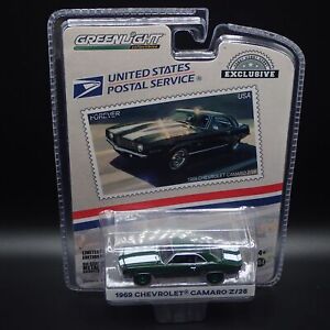 2023 GREENLIGHT GREEN MACHINE 1969 CHEVROLET CAMARO Z28 USPS HOBBY EXCL CHASE