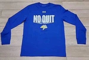 Under Armour South Dakota State Jackrabbits NO QUIT Sz M Long Sleeve Shirt Loose - Picture 1 of 7
