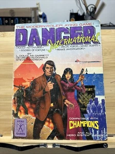 Danger International Hero Games Champions 1st printing RPG 1985 - Imagen 1 de 12