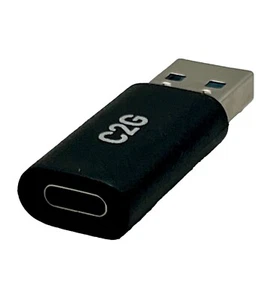 NEW C2G USB-C Female to USB-A Male SuperSpeed USB 5Gbps Adapter Converter - Picture 1 of 6