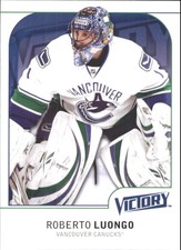 2009-10 Finnish Upper Deck Victory Canucks Hockey Card #190 Roberto Luongo