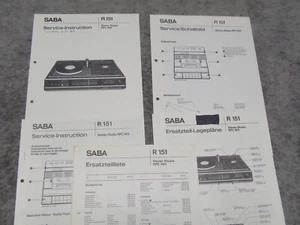 Schaltplan Service Manual für Radio Anlage SABA Stereo Studio RPC963 RPC 963 - Bild 1 von 1