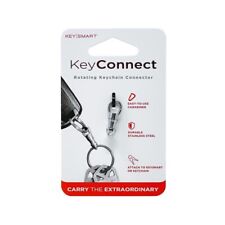 KeySmart KeyConnect Stainless Steel Silver Rotating Swivel Key Ring 1 pk
