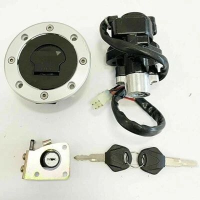 Interruptor de encendido asiento tapa de gas llave de bloqueo para Suzuki GSXR 600/750/1000 01-02 DL1000 Foto 1 de 4