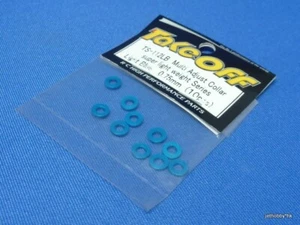 (Take Off TS-112LB)Super Lightweight M3 Collar 0.75mm Thick 10p Light Blue Japan - Picture 1 of 1