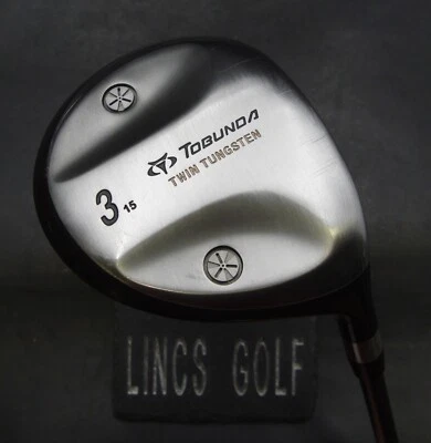 Tobunda Twin Tungsten 15° 3 Wood Regular Graphite Shaft Golf Pride Grip - Image 1 of 4
