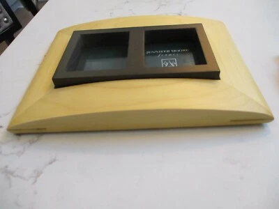 NIB JENNIFER MOORE FRAME - Woodworks COLLECTION - Double Frame for 3 x 2.5" NEW - Image 1 of 4