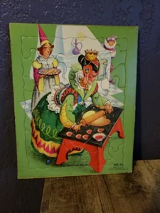 Vintage 1957 SIFO Co McLoughlin Bros Grosset & Dunlap Queen of Hearts Puzzle - Imagen 1 de 5