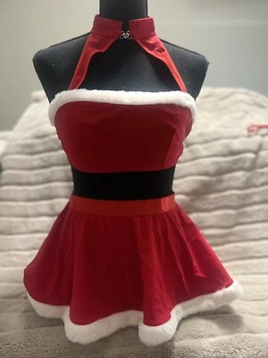 Traje Miss Sexy Santa Talla S Vendedor de EE. UU., Compañía de disfraces de EE. UU. Foto 1 de 4