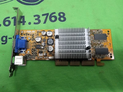 ASUS 5187-1511 NVIDIA G4 MX420 32MB SDRAM VGA/S-Video AGP Graphics Card  - Image 1 of 3