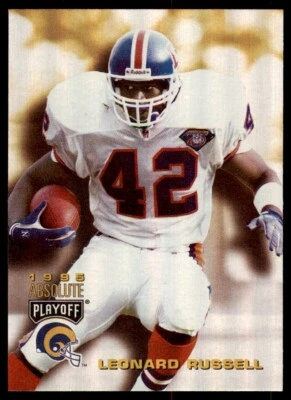 1995 Playoff Absolute #167 Leonard Russell 4Dld5c - Image 1 of 2