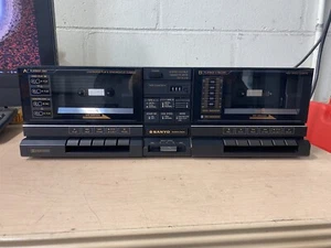 Sanyo Architect Series Stereo Double Cassette Deck RD W V14 - Picture 1 of 4
