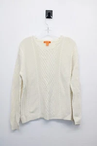 Joe Fresh, White Knit Sweater, Medium - Picture 1 of 3
