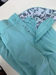 Mad Pelican Donnie's Walking Wish You Were Here Herrenshorts Medium aquablau neu mit Etikett - Bild 1 von 10