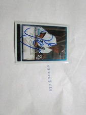 2009 Bowman Chrome Justin Greene signed Baseball Card
