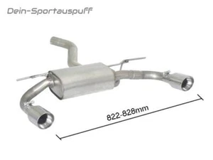 Ragazzon duplex sports exhaust BMW 4 Series F32 425d Coupe 90 mm double wall each - Picture 1 of 1