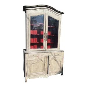 Early 19th C Country French Bookcase ~ Kitchen Buffet De Corps - Picture 1 of 11