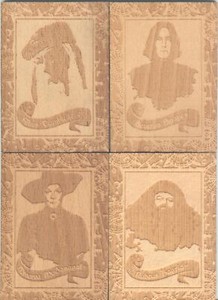 Harry Potter Half Blood Prince Update Complete Wood Boxtopper Chase Set BT1-4