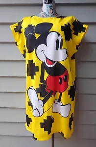 VTG MICKEY MOUSE WALT DISNEY 80s RADCLIFFE COVERUP/T-SHIRT ONE SIZE EXCLNT COND - Picture 1 of 8