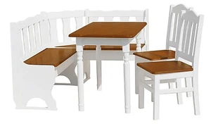 Essgruppe Garnitur Eckbank Tisch Stühle Kiefer Holz Massive Holz NEU - Bild 1 von 9