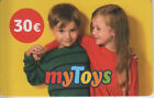 myToys (D) Geschenkkarte '0820' Kinder Hartpappe (30€-Karte) ohne Guthaben