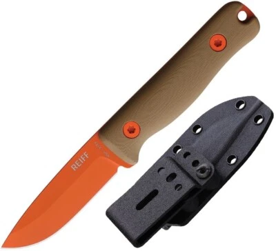 Reiff Knives F3 Extreme Conditions Fixed Knife 3" CPM-3V Steel Blade G10 Handle - Image 1 of 4