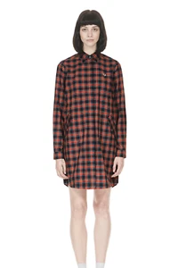 Fred Perry Tartan Parka Shirt Dress D1104 - Womens - UK 8, 10, 12, 16 - Picture 1 of 5