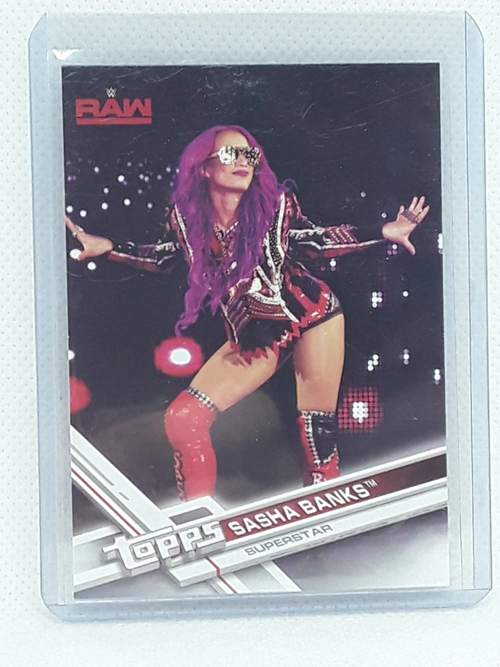 Sasha Banks 2018 Topps WWE Then Now Forever - Image Variation SP - - Image 1 of 2