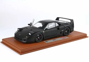 Ferrari F40 - Matt black and black seats (BBR-Kyosho) - 1:18 - BBR (BBRKS007) - Picture 1 of 3