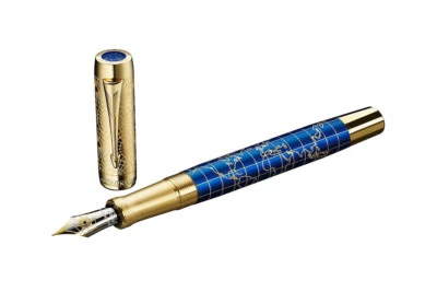 Pluma Estilográfica Parker Duofold Edición Limitada 2018 Craft Of Travelling Nueva En Caja Foto 1 de 4